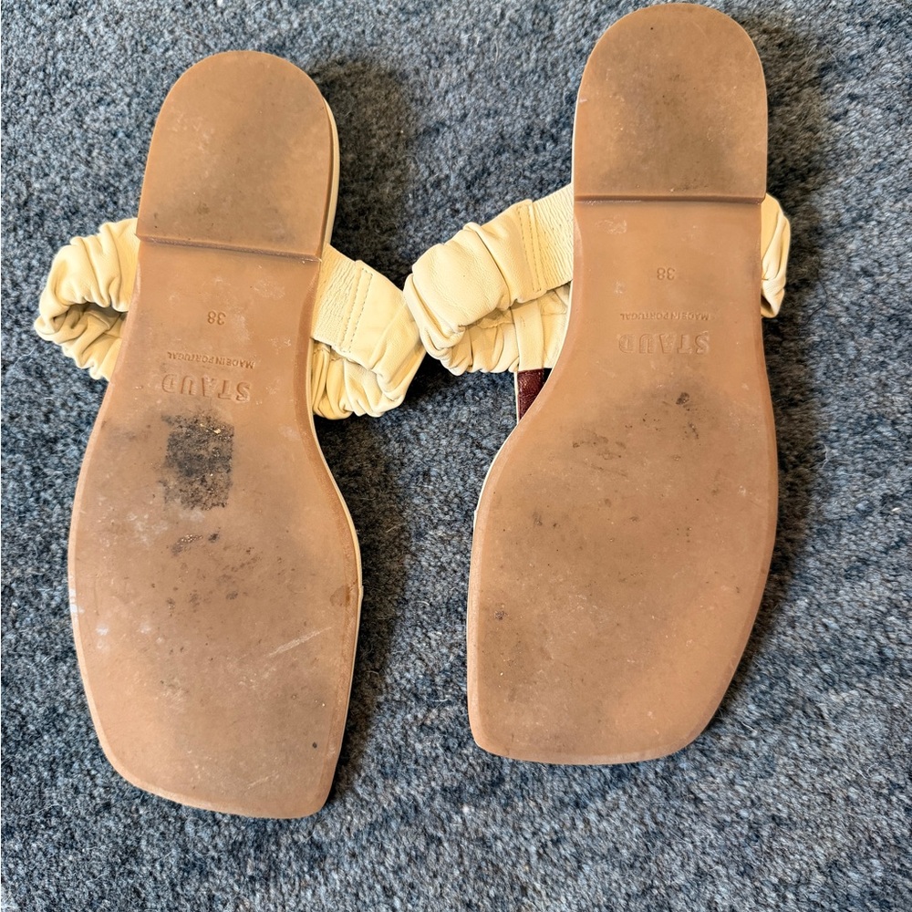 Staud Cream Women's Sandals - Picture 3 of 3
